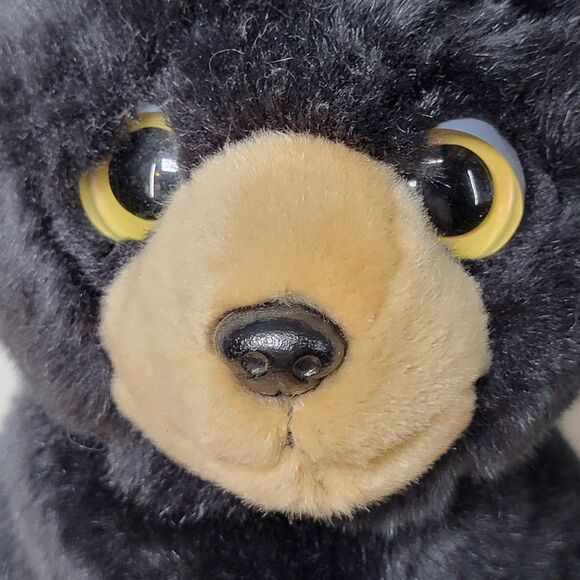 RETIRED TY Beanie Wild Wild Best 9" Plush Black Bear "Midnight" - Picture 2 of 9
